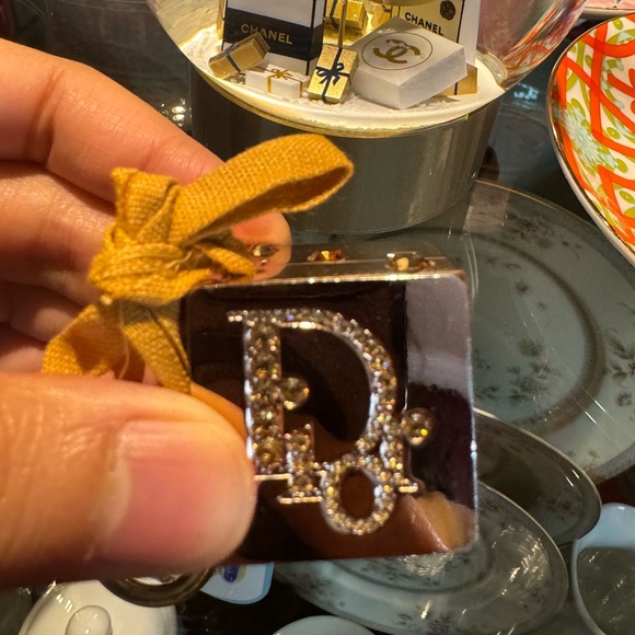 EUC  DIOR DICE LIPGLOSS COMPACT & BAG CHARM - Picture 3 of 6